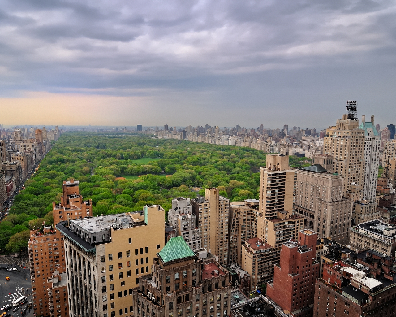 New York Park View for 1280 x 1024 resolution