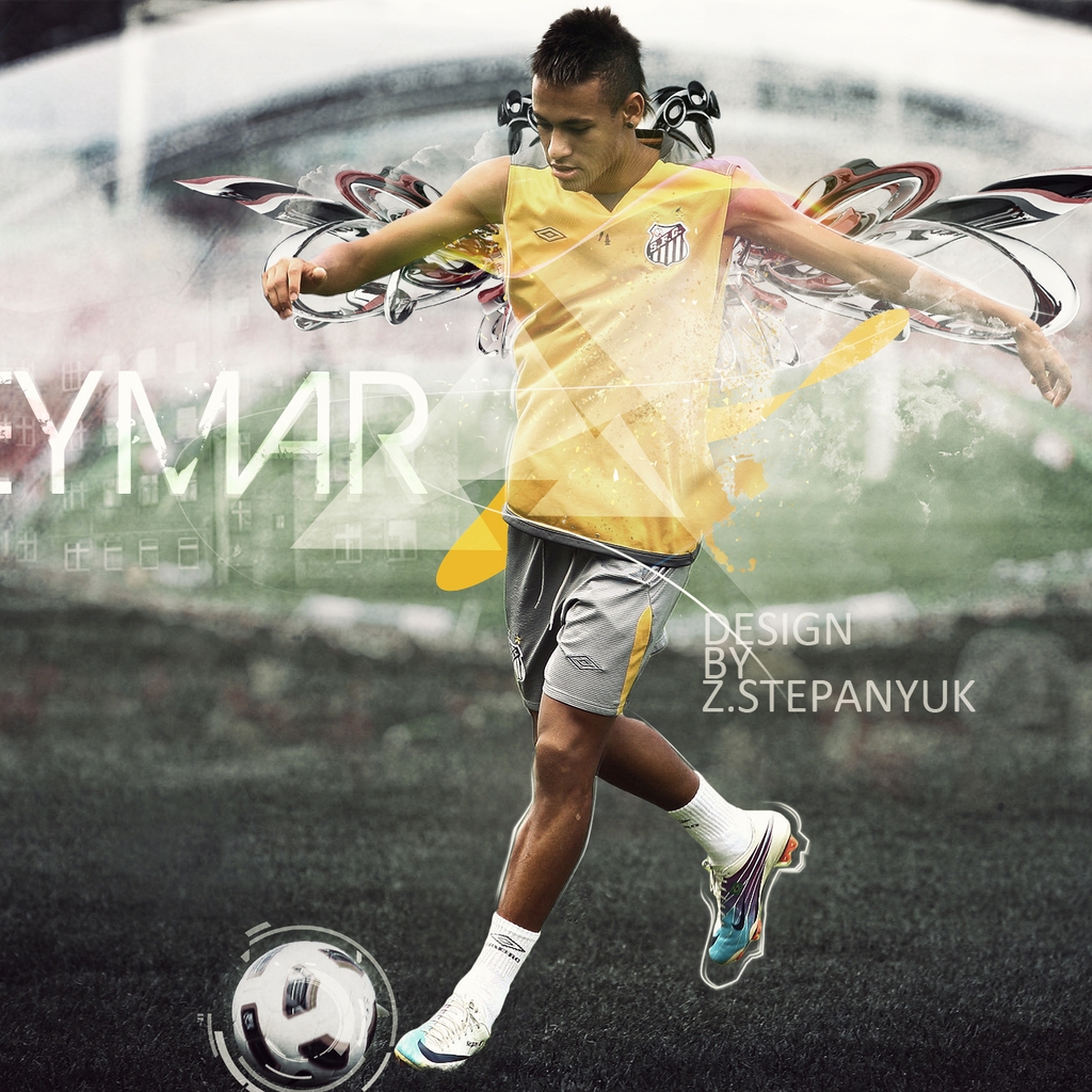 Neymar da Silva Santos for 1024 x 1024 iPad resolution
