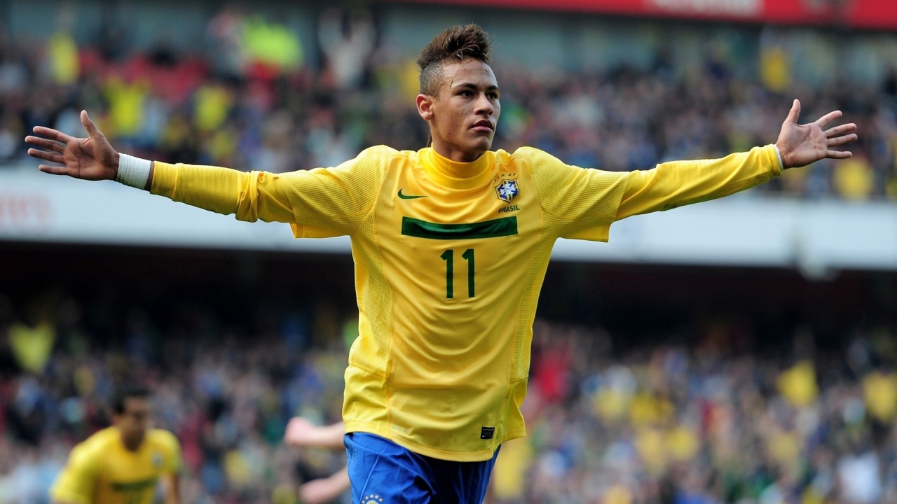 Neymar da Silva Santos Júnior for 1280 x 720 HDTV 720p resolution