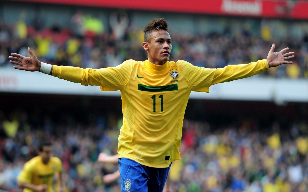 Neymar da Silva Santos Júnior for 1280 x 800 widescreen resolution