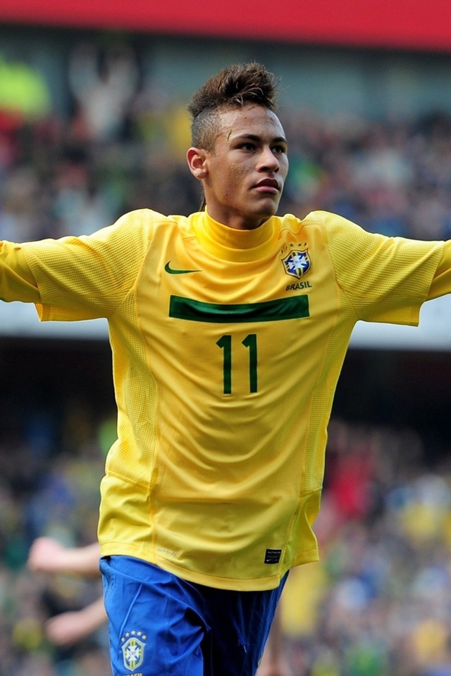 Neymar da Silva Santos Júnior for 640 x 960 iPhone 4 resolution