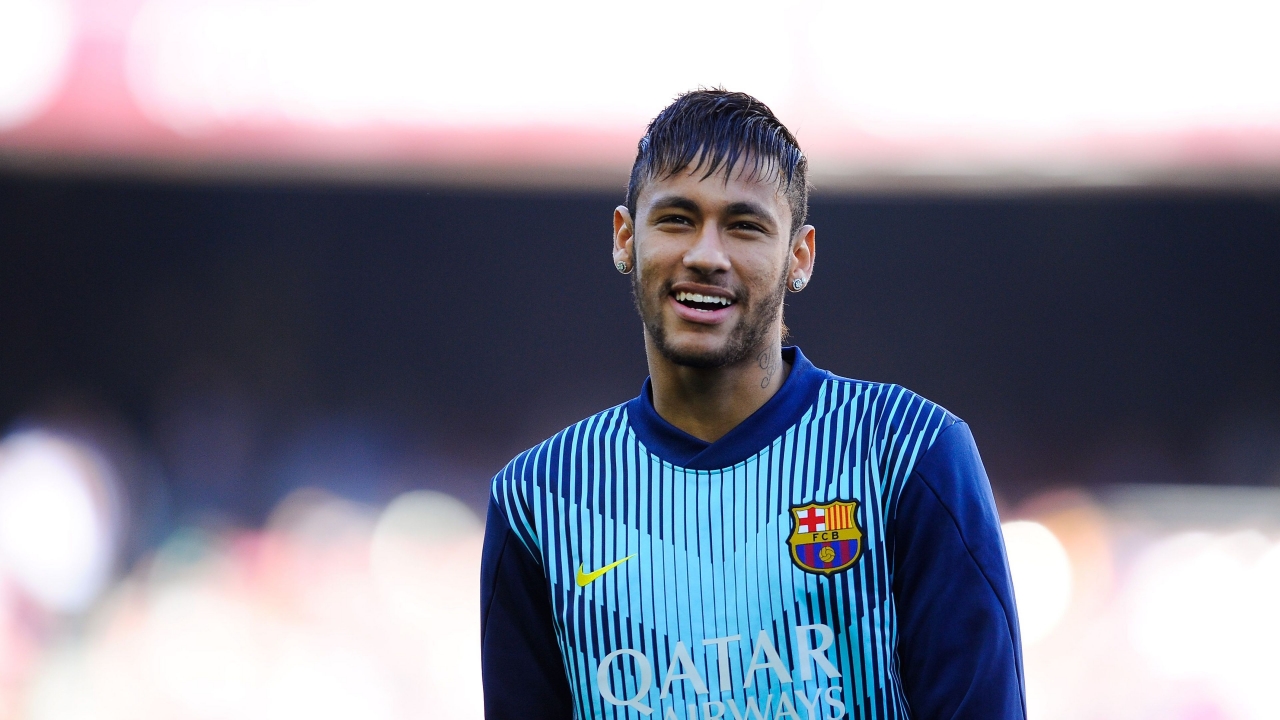 Neymar Training for 1280 x 720 HDTV 720p resolution