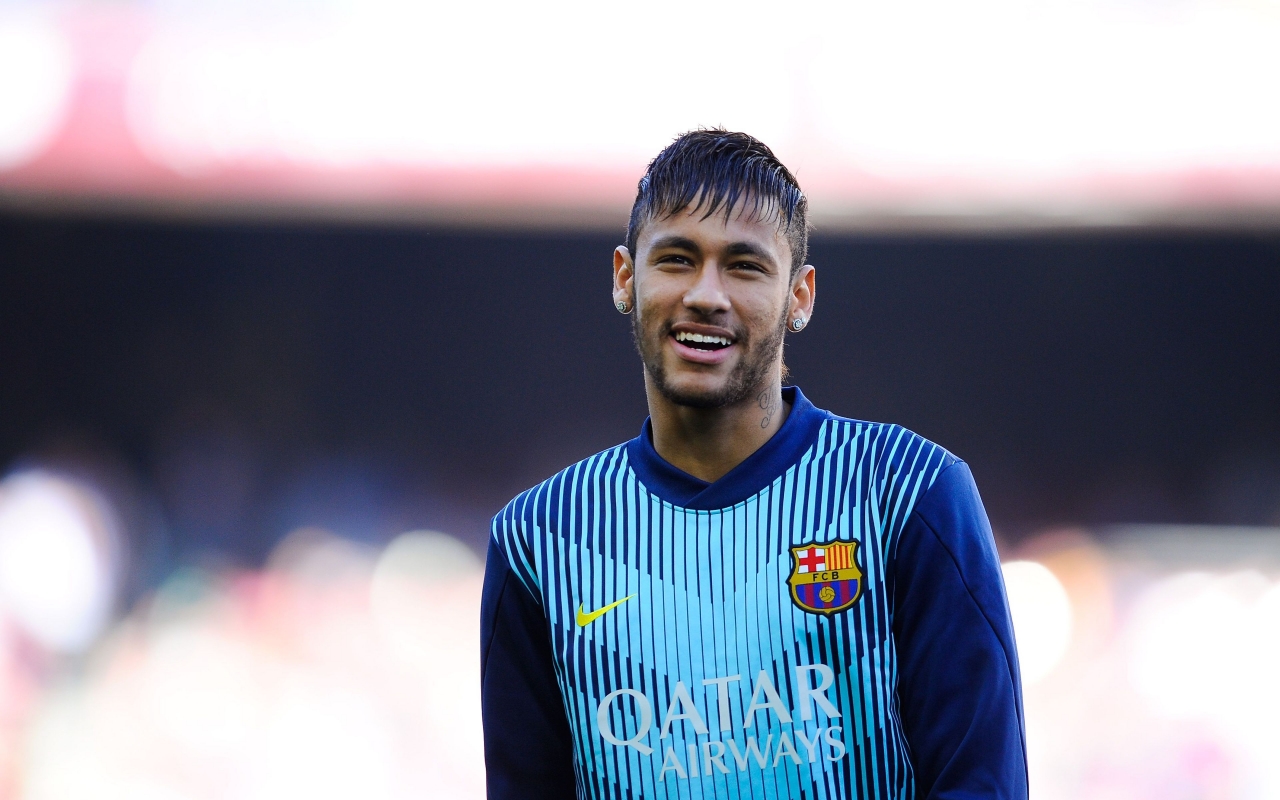 Neymar Training for 1280 x 800 widescreen resolution