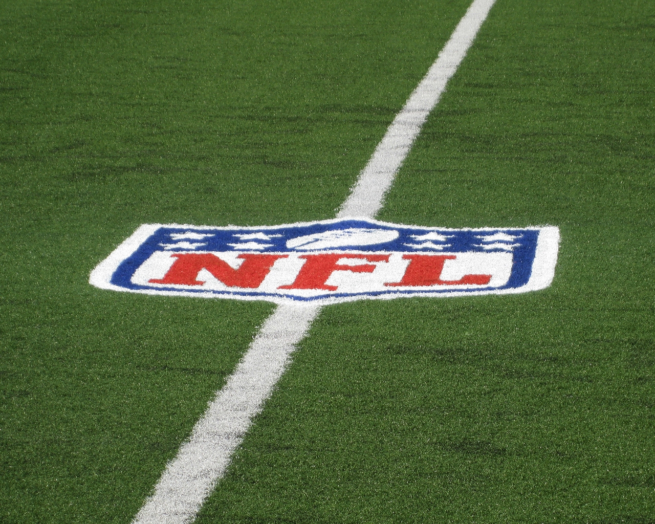 NFL Grass Logo for 1280 x 1024 resolution