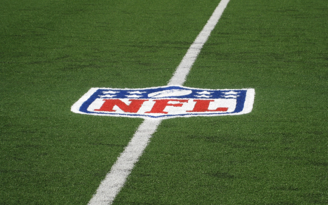 NFL Grass Logo for 1280 x 800 widescreen resolution