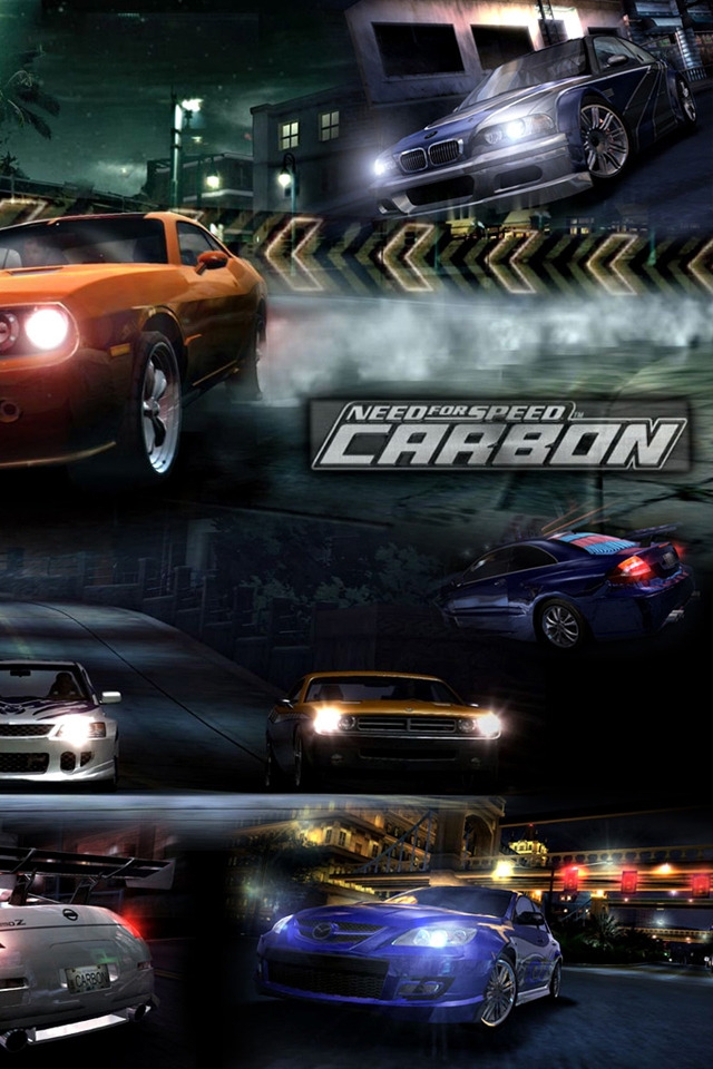 NFS Carbon for 640 x 960 iPhone 4 resolution