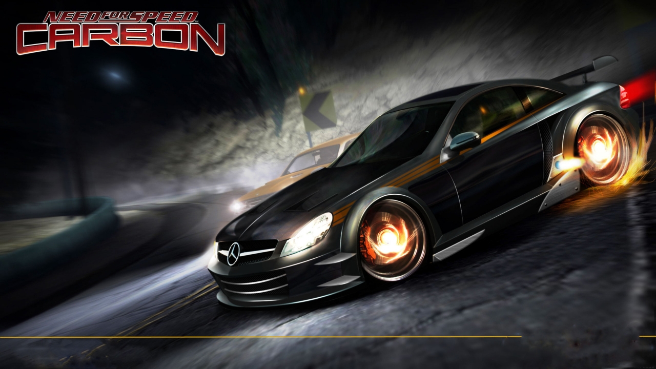 NFS Carbon Mercedes for 1280 x 720 HDTV 720p resolution