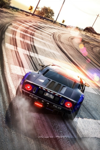 NFS Hot Pursuit for 320 x 480 iPhone resolution