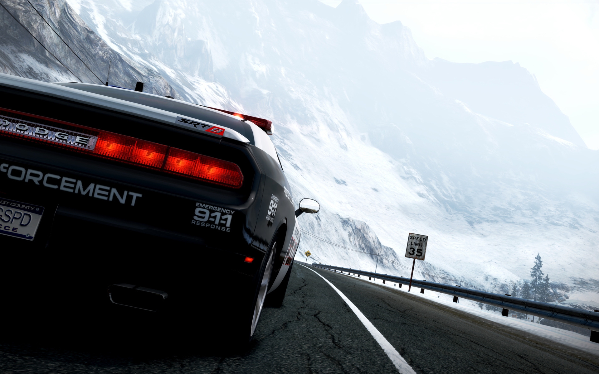 NFS Hot Pursuit Police Car for 1920 x 1200 widescreen resolution