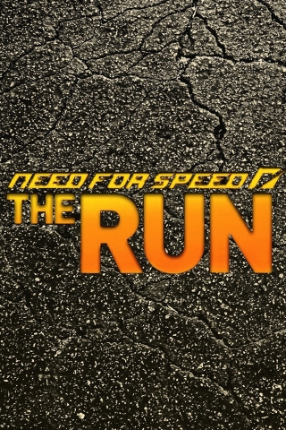 NFS The Run Logo for 320 x 480 iPhone resolution
