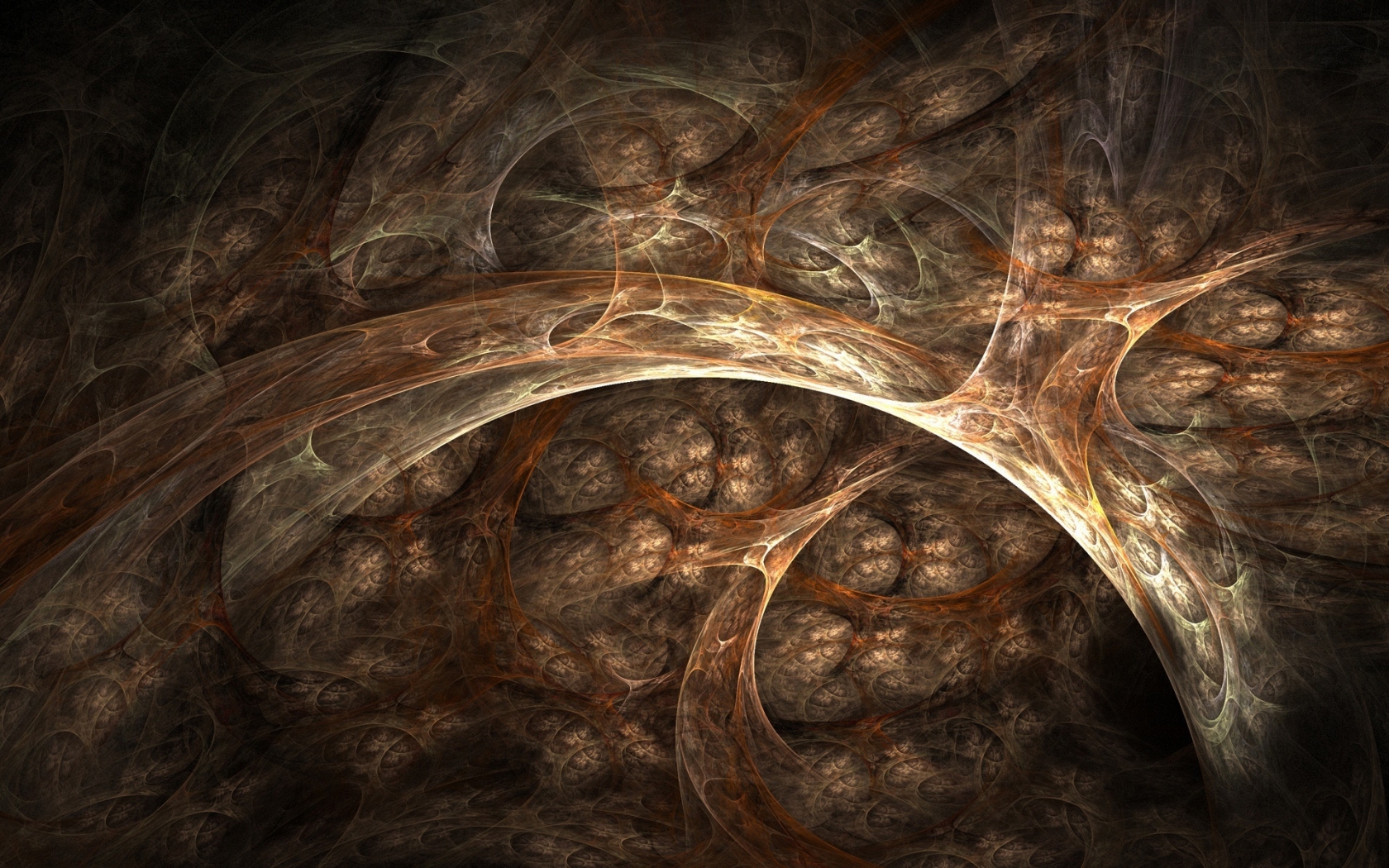 Nice Fractal Style for 1680 x 1050 widescreen resolution