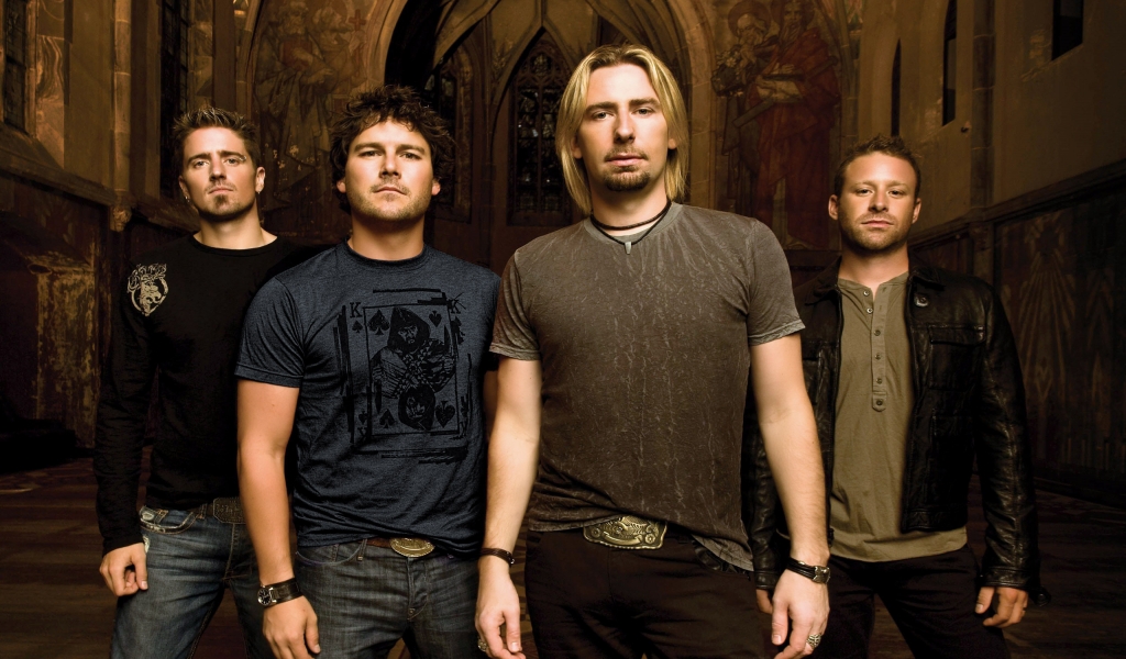 Nickelback Band for 1024 x 600 widescreen resolution