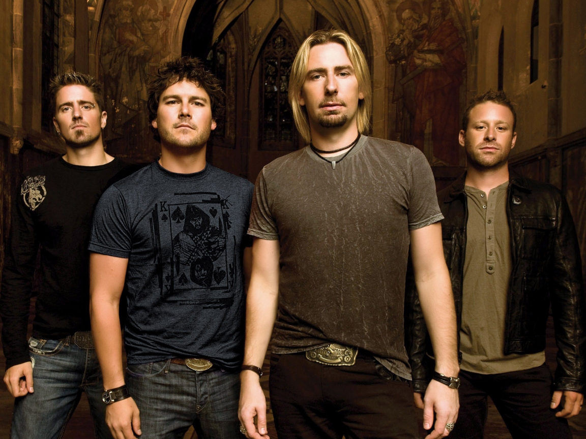 Nickelback Band for 1152 x 864 resolution