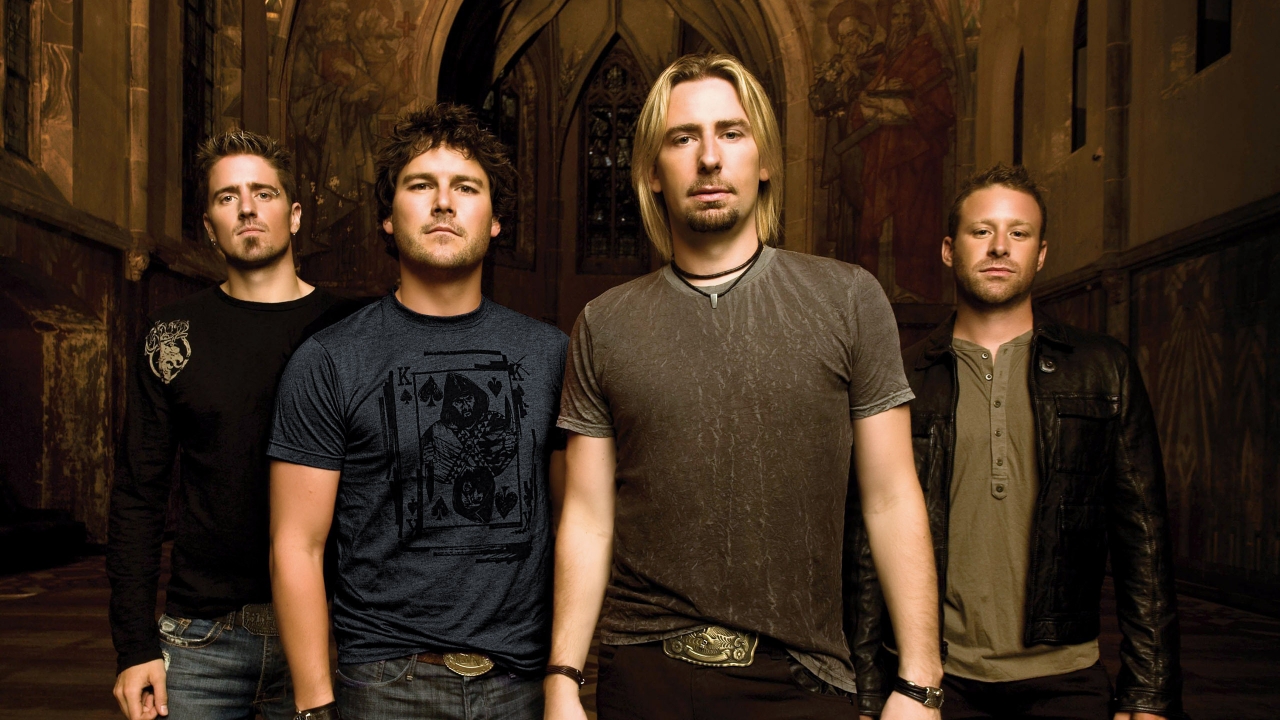 Nickelback Band for 1280 x 720 HDTV 720p resolution