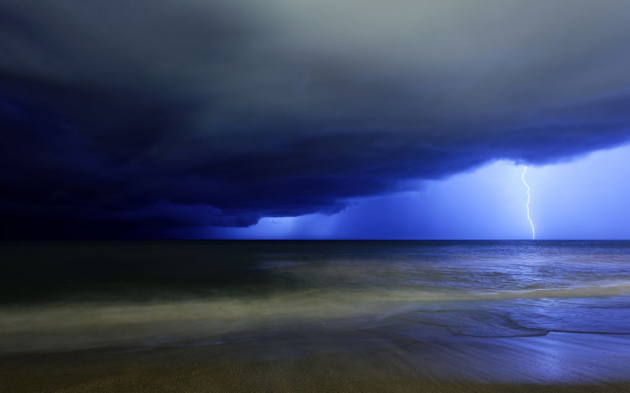 Night Storm for 1280 x 800 widescreen resolution