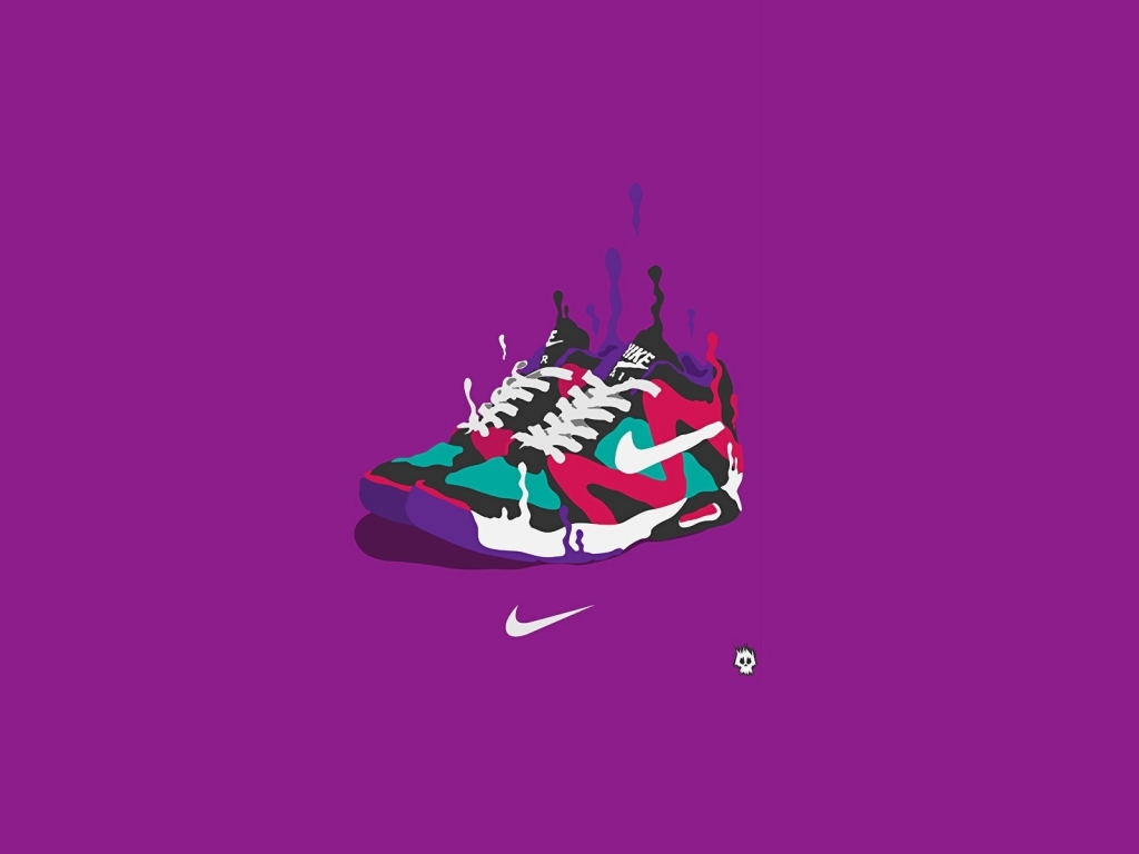 Nike Purple for 1024 x 768 resolution