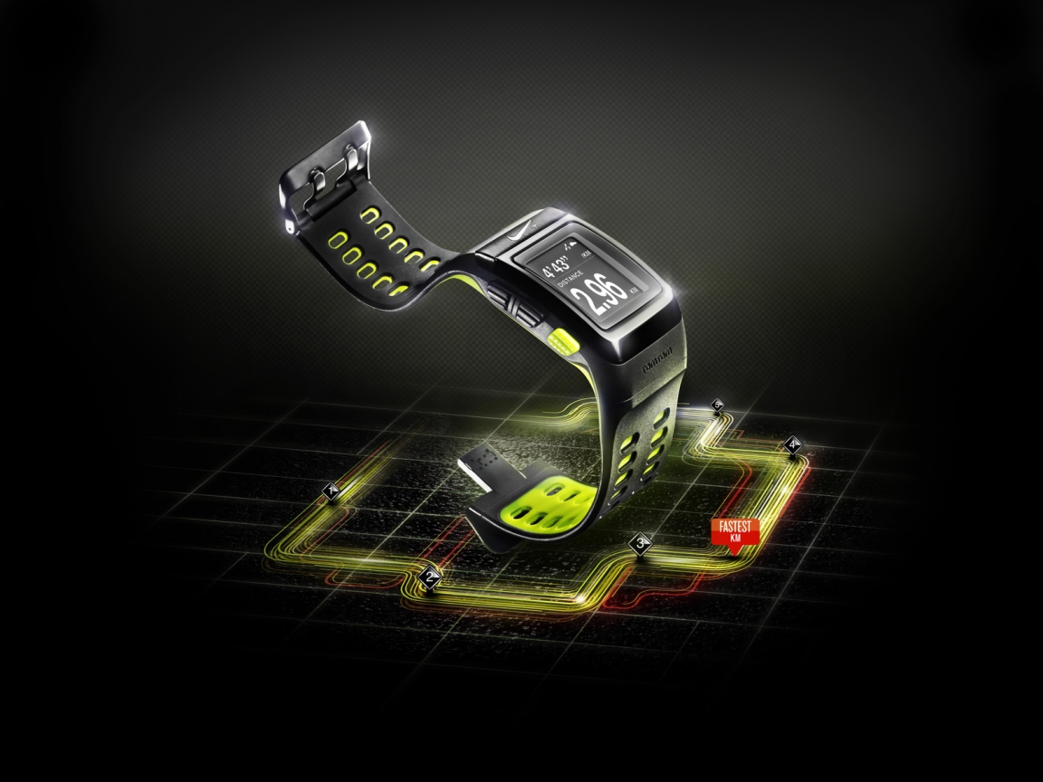 Nike TomTom Navigation for 1152 x 864 resolution