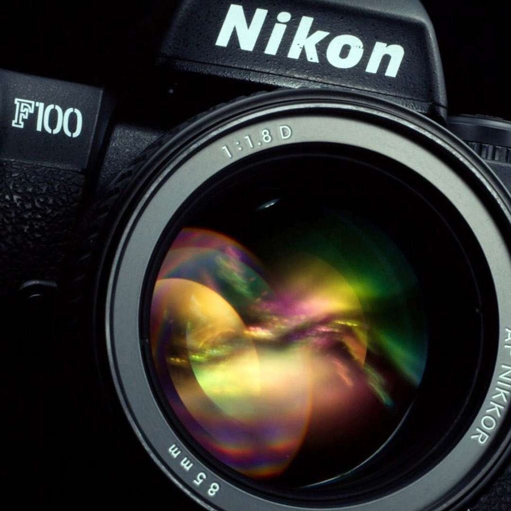 Nikon F100 for 1024 x 1024 iPad resolution