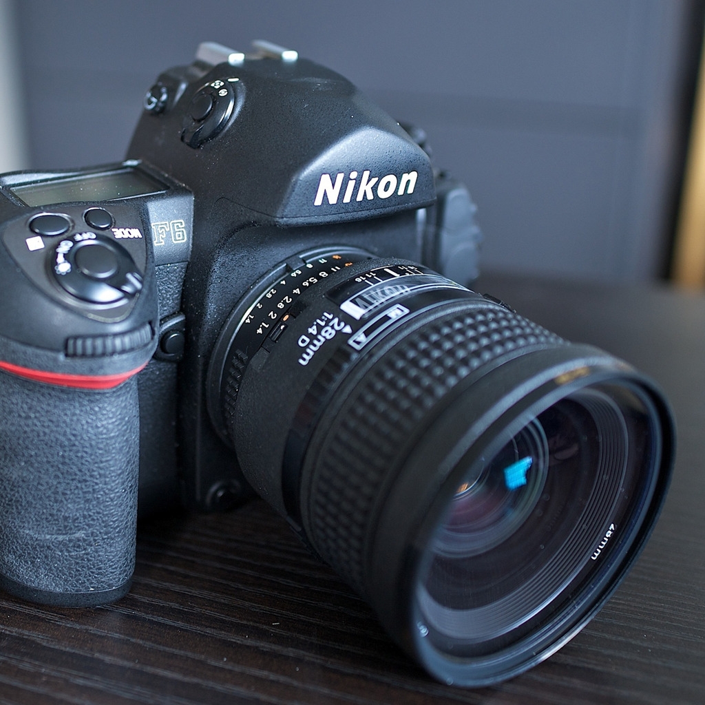 Nikon F6 for 1024 x 1024 iPad resolution