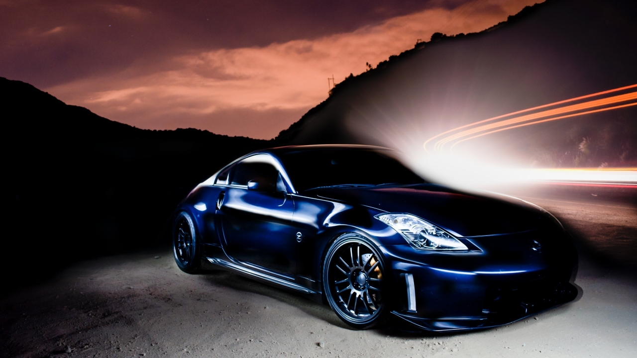 Nissan 350 Z Tuning for 1280 x 720 HDTV 720p resolution
