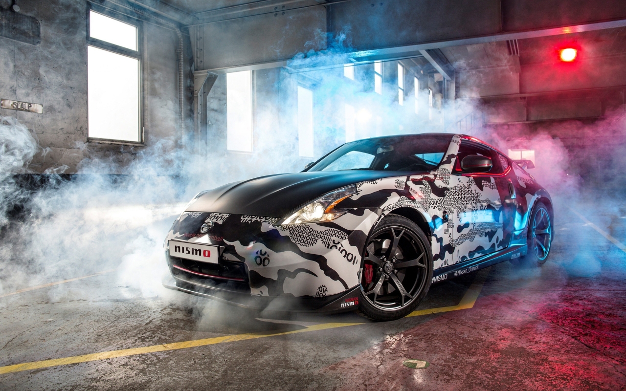 Nissan 370Z NISMO Gumball for 1280 x 800 widescreen resolution