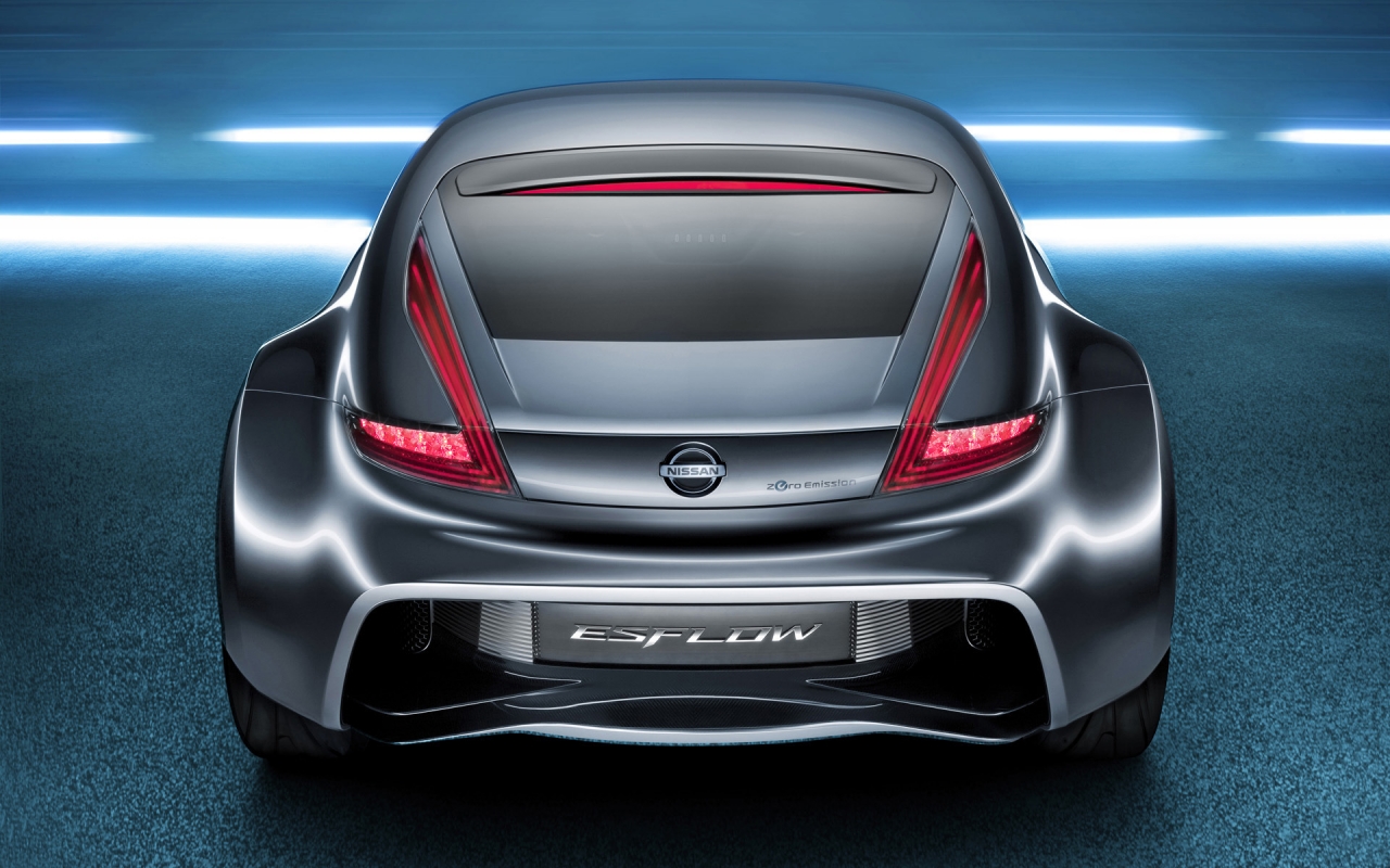 Nissan Esflow Concept Rear for 1280 x 800 widescreen resolution