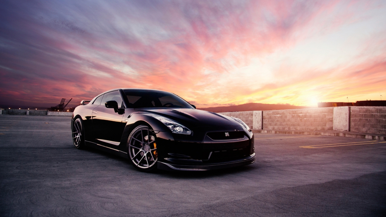Nissan GT-R for 1280 x 720 HDTV 720p resolution