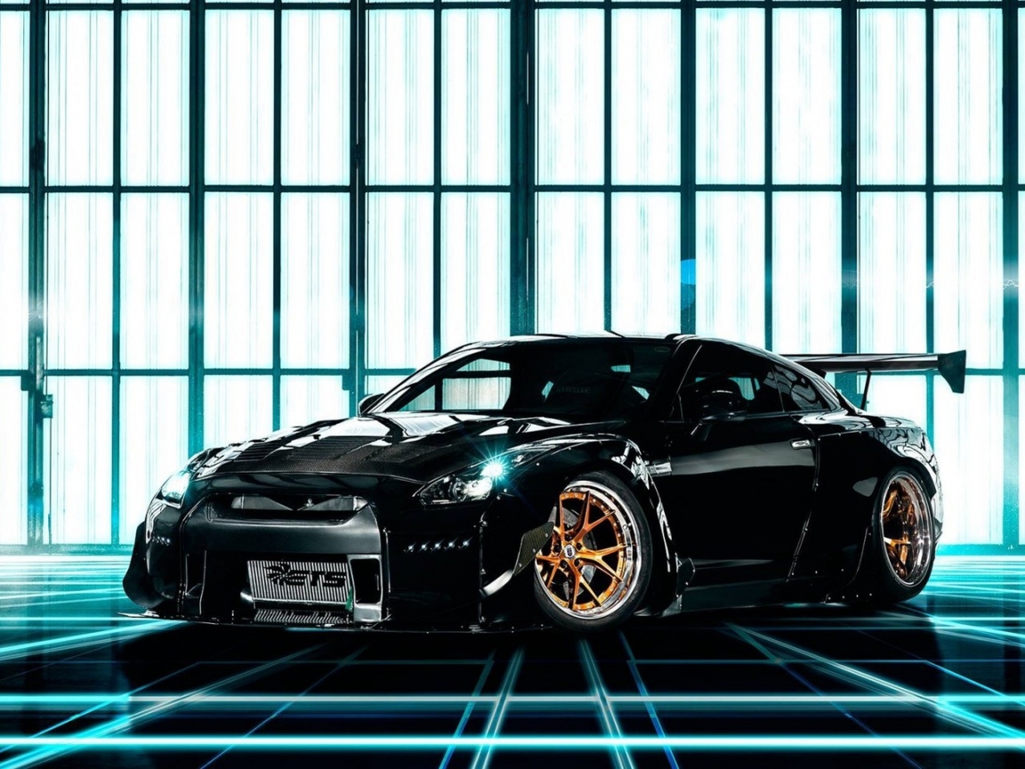 Nissan GT-R Tuning for 1152 x 864 resolution