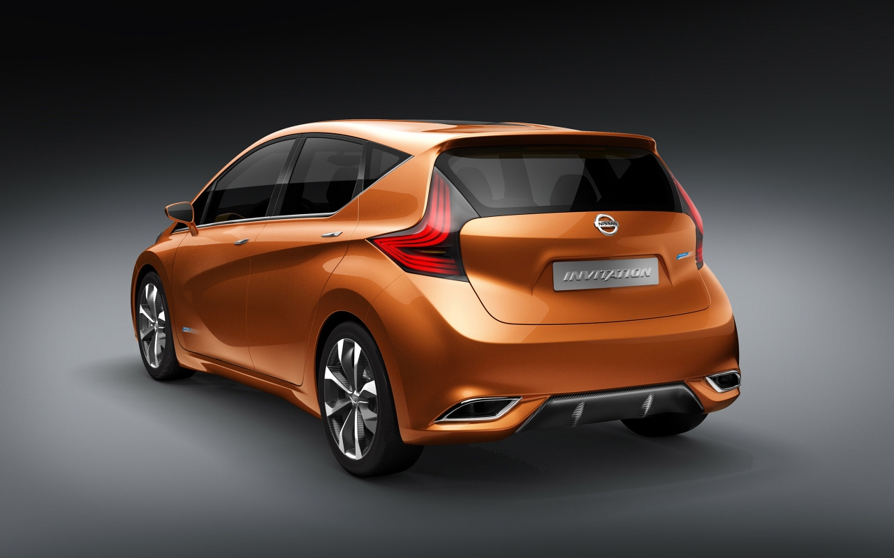 Nissan Invitation Concept Rear for 1280 x 800 widescreen resolution