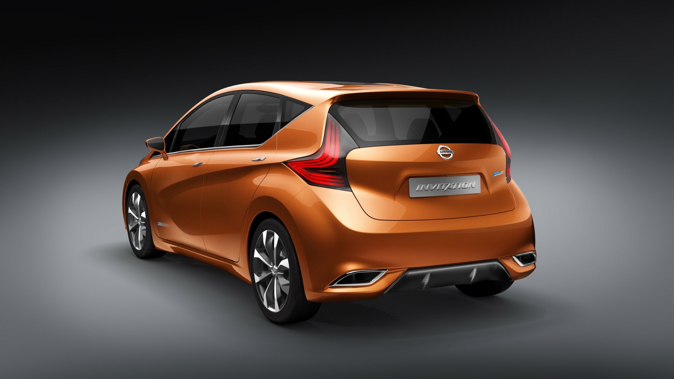 Nissan Invitation Concept Rear for 1366 x 768 HDTV resolution