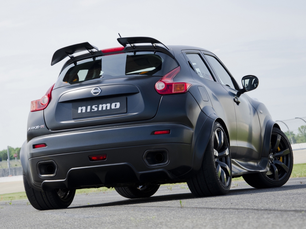 Nissan Juke R Nismo Back View for 1024 x 768 resolution
