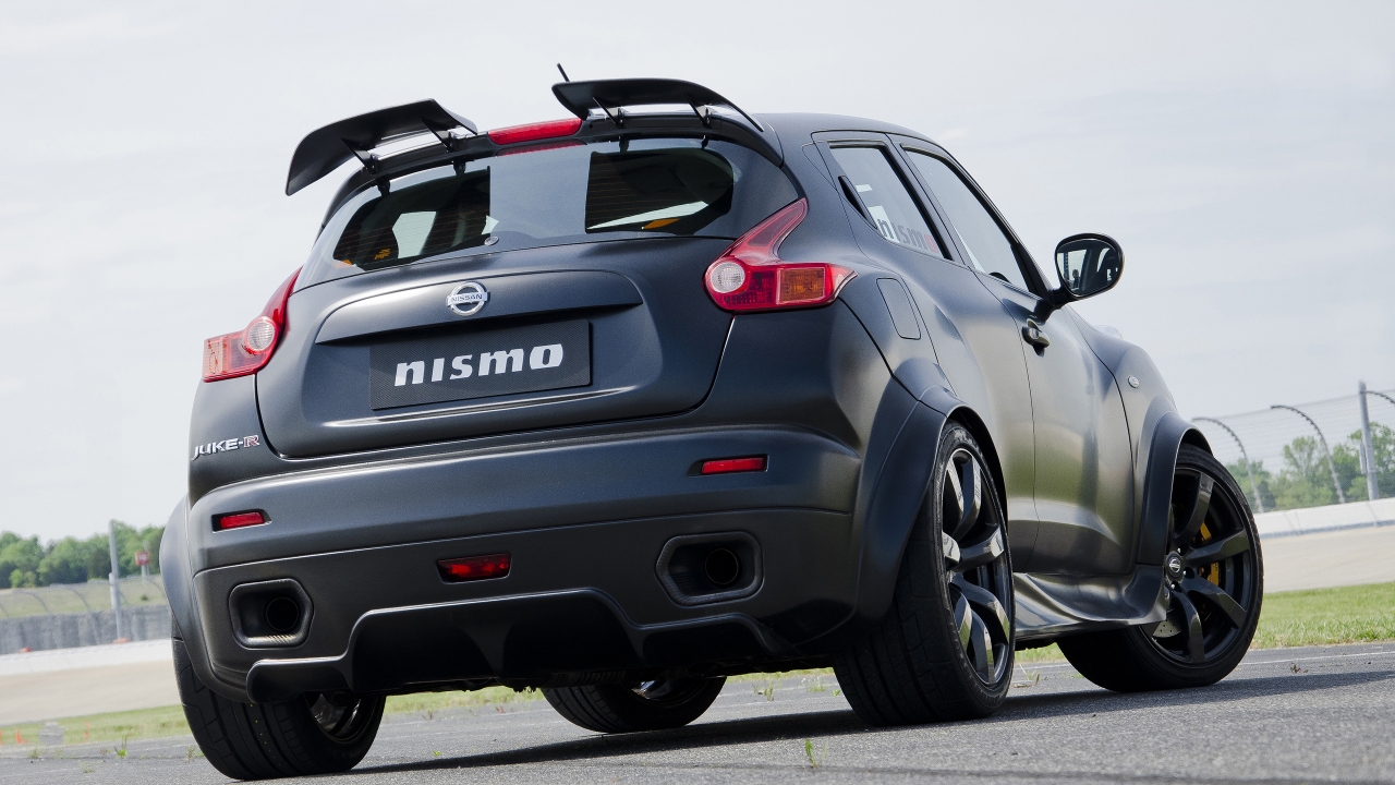 Nissan Juke R Nismo Back View for 1280 x 720 HDTV 720p resolution