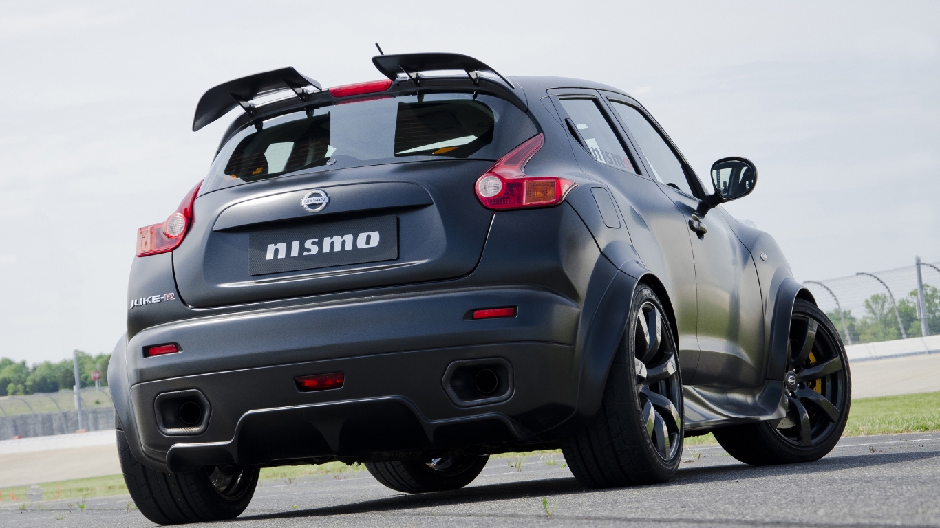 Nissan Juke R Nismo Back View for 1366 x 768 HDTV resolution