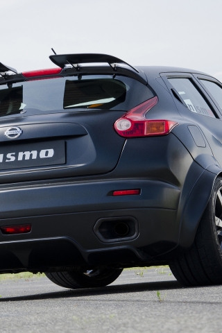 Nissan Juke R Nismo Back View for 320 x 480 iPhone resolution