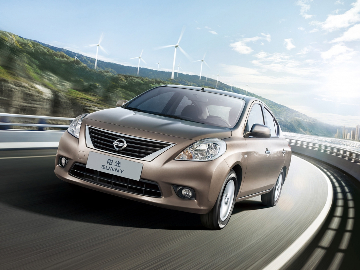 Nissan Sunny 2012 for 1152 x 864 resolution