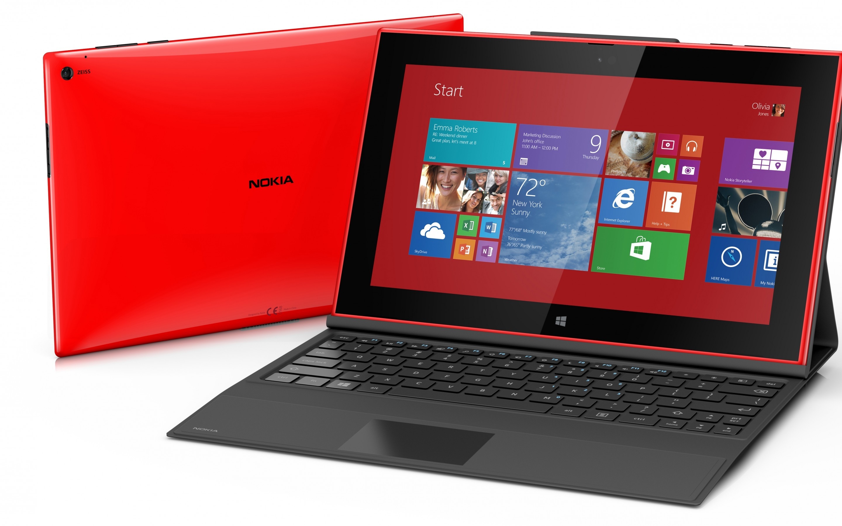 Nokia Lumia 2520 Tablet for 2880 x 1800 Retina Display resolution