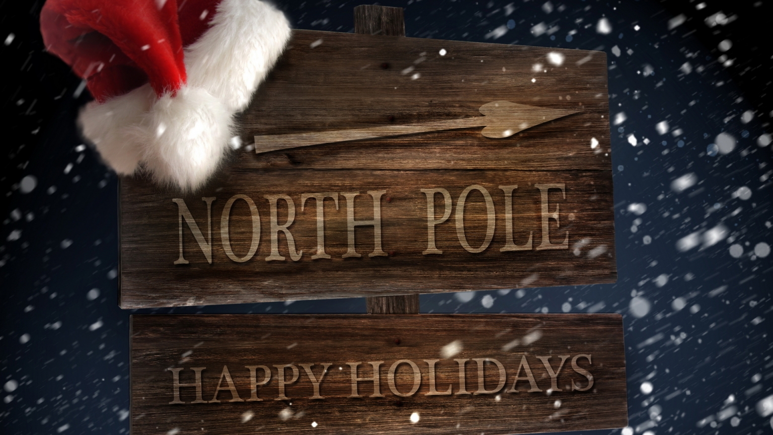 North Pole for 1536 x 864 HDTV resolution