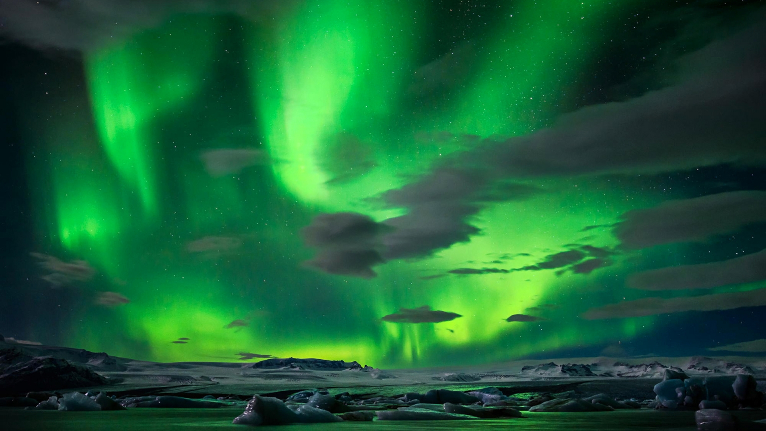 Northern Lights for 1536 x 864 HDTV resolution