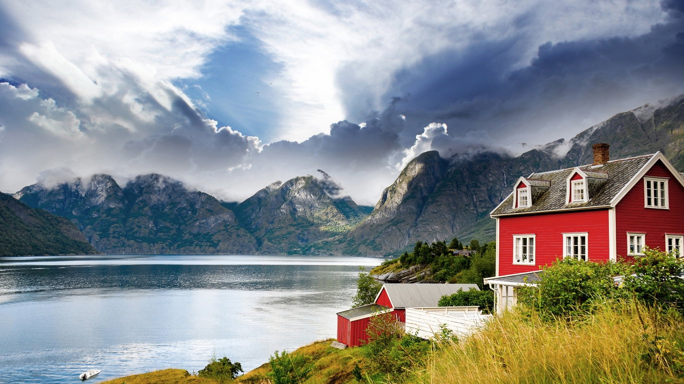 Norway Landscape for 1366 x 768 HDTV resolution
