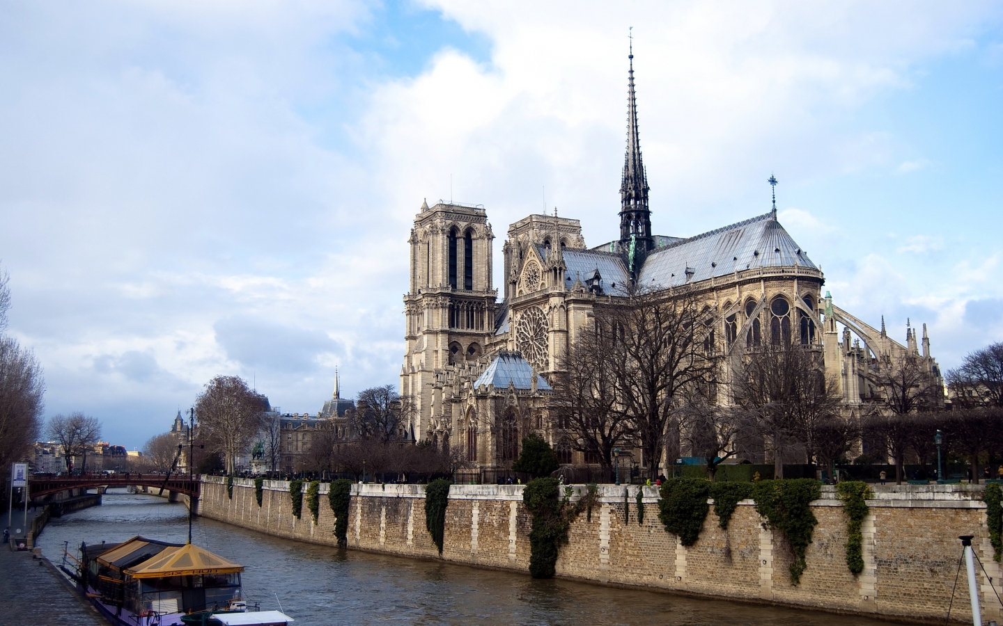 Notre Dame de Paris for 1440 x 900 widescreen resolution
