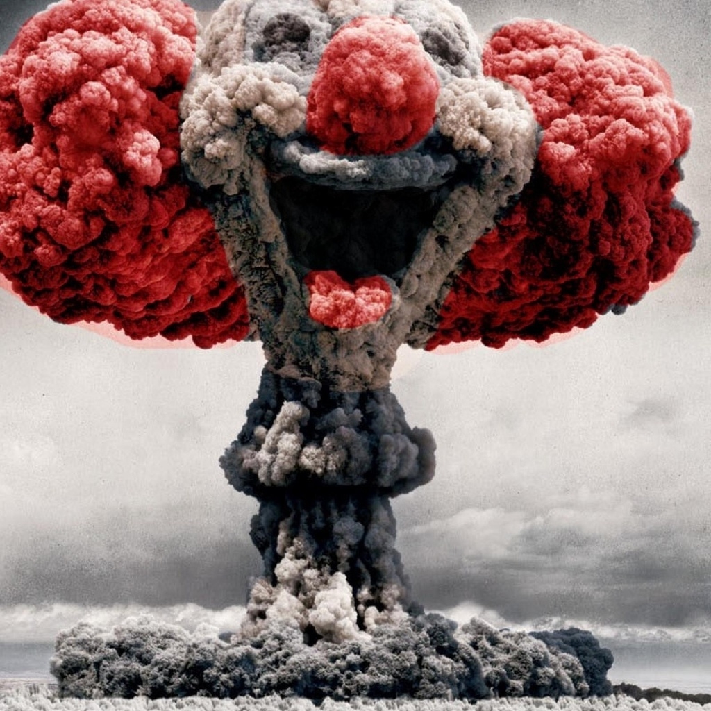 Nuclear Clown for 1024 x 1024 iPad resolution