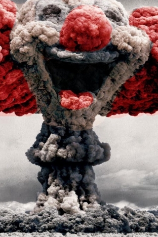 Nuclear Clown for 320 x 480 iPhone resolution