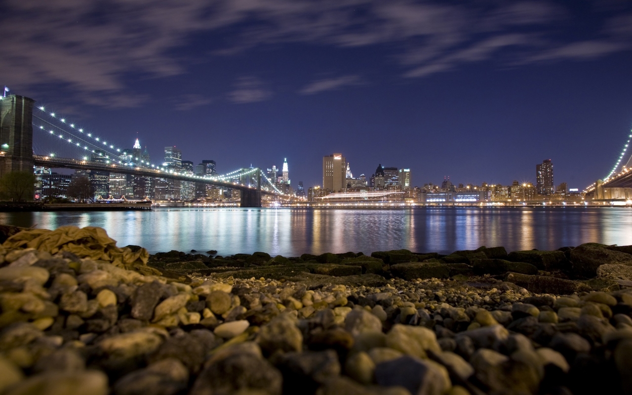 NYC Skyline for 1280 x 800 widescreen resolution