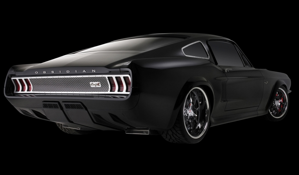 Obsidian SG One Ford-Mustang for 1024 x 600 widescreen resolution