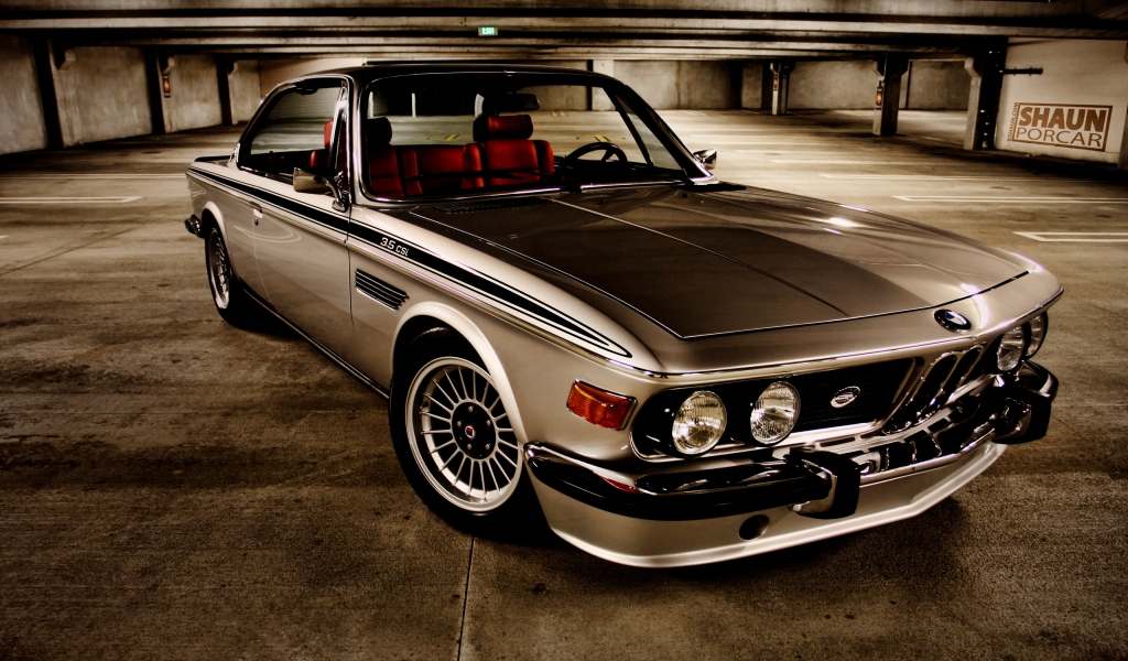 Old BMW 3 Series Coupe for 1024 x 600 widescreen resolution