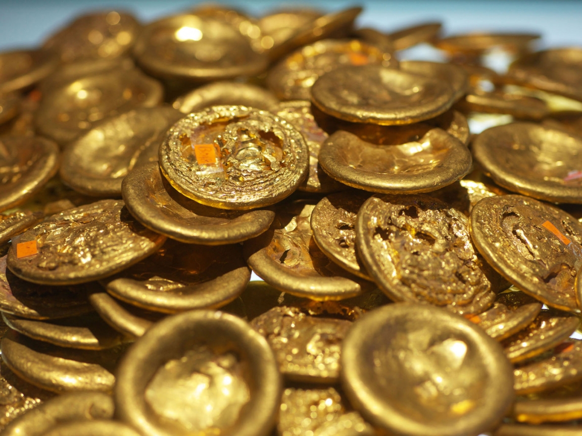 Old Chinese Gold Coins for 1152 x 864 resolution