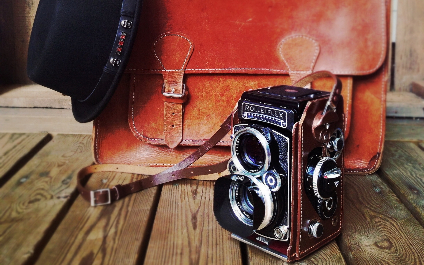Old Rolleiflex Camera for 1440 x 900 widescreen resolution
