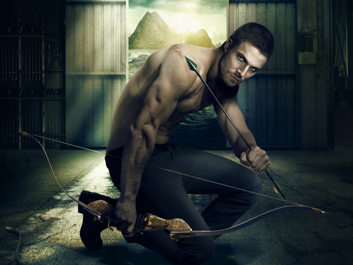 Oliver Green Arrow for 1152 x 864 resolution