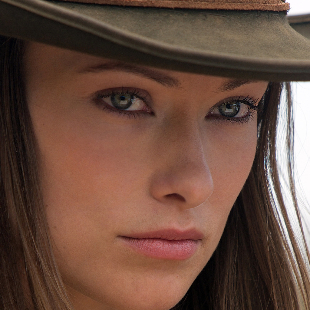 Olivia Wilde Cowgirl for 1024 x 1024 iPad resolution