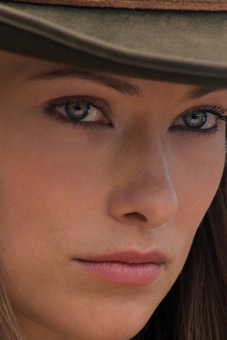 Olivia Wilde Cowgirl for 320 x 480 iPhone resolution
